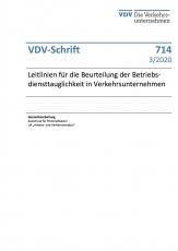VDV-Schrift 714 Leitlinien für die Beurteilung der Betriebsdiensttauglichkeit in VU [Print]