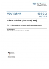 VDV-Schrift 436-2-2 Offene Mobilitätsplattform (OMP) Teil 2-2 eBook
