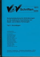 VDV-Schrift 161_1 Sicherheitstechnische Anforderungen an elektrische Ausrüstung [Print]