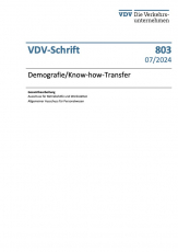 VDV-Schrift Nr. 803: Demografie/Know-how-Transfer [Print]