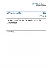 VDV-Schrift 230 Rahmenempfehlung für Stadt - Niederflur - Linienbusse [PDF Datei]