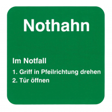 Piktogramm V20350B: Nothahn