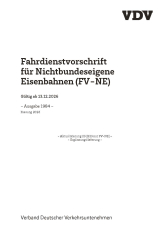 Ergänzungslieferung FV-NE B23 zur Fahrdienstvorschrift für Nichtbundeseigene Eisenbahnen [Print]