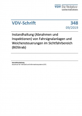 VDV-Schrift 348 Instandhaltung von Fahrsignalanlagen und Weichensteuerung... (BOStrab) [PDF Datei]