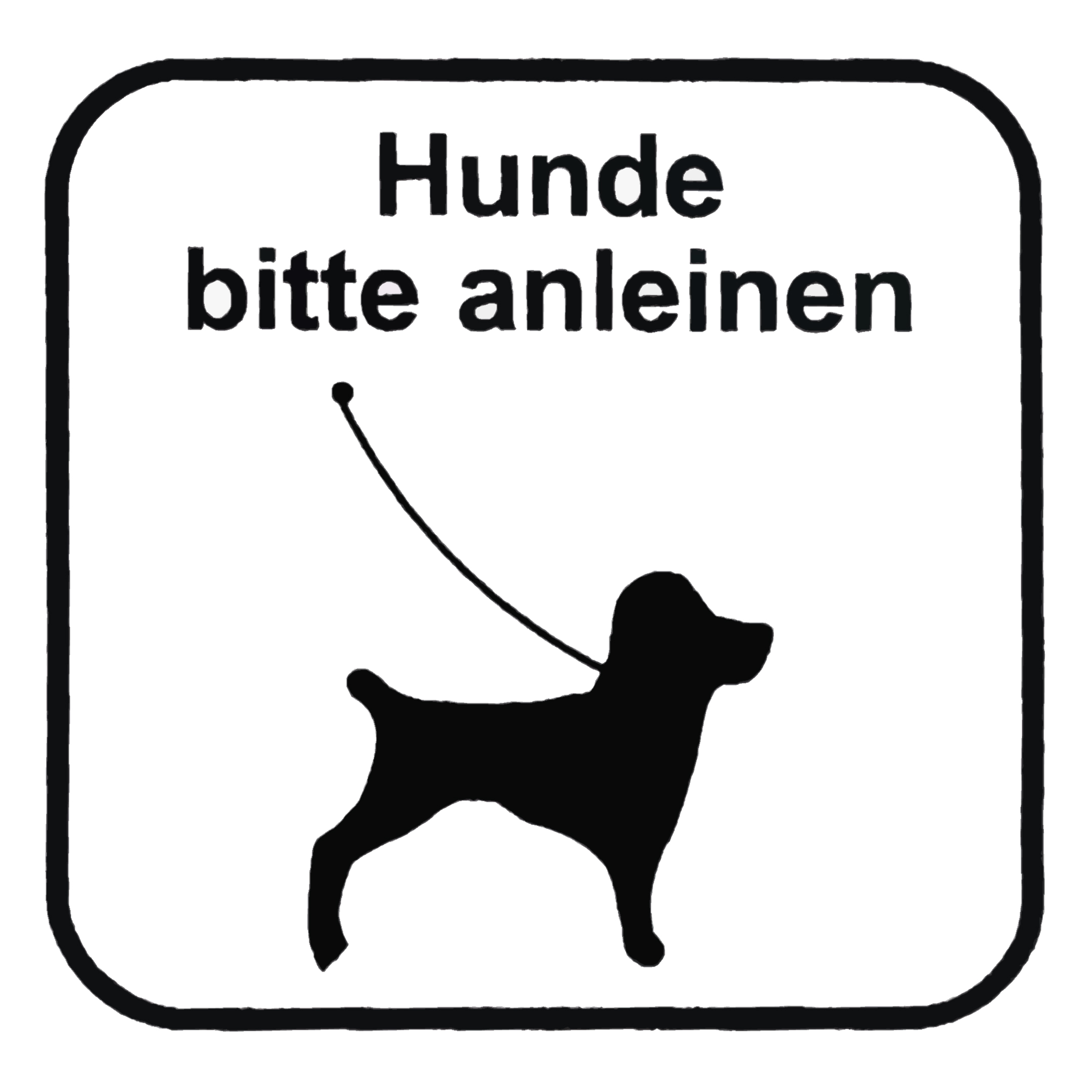 Piktogramm V20394: Hund bitte anleinen