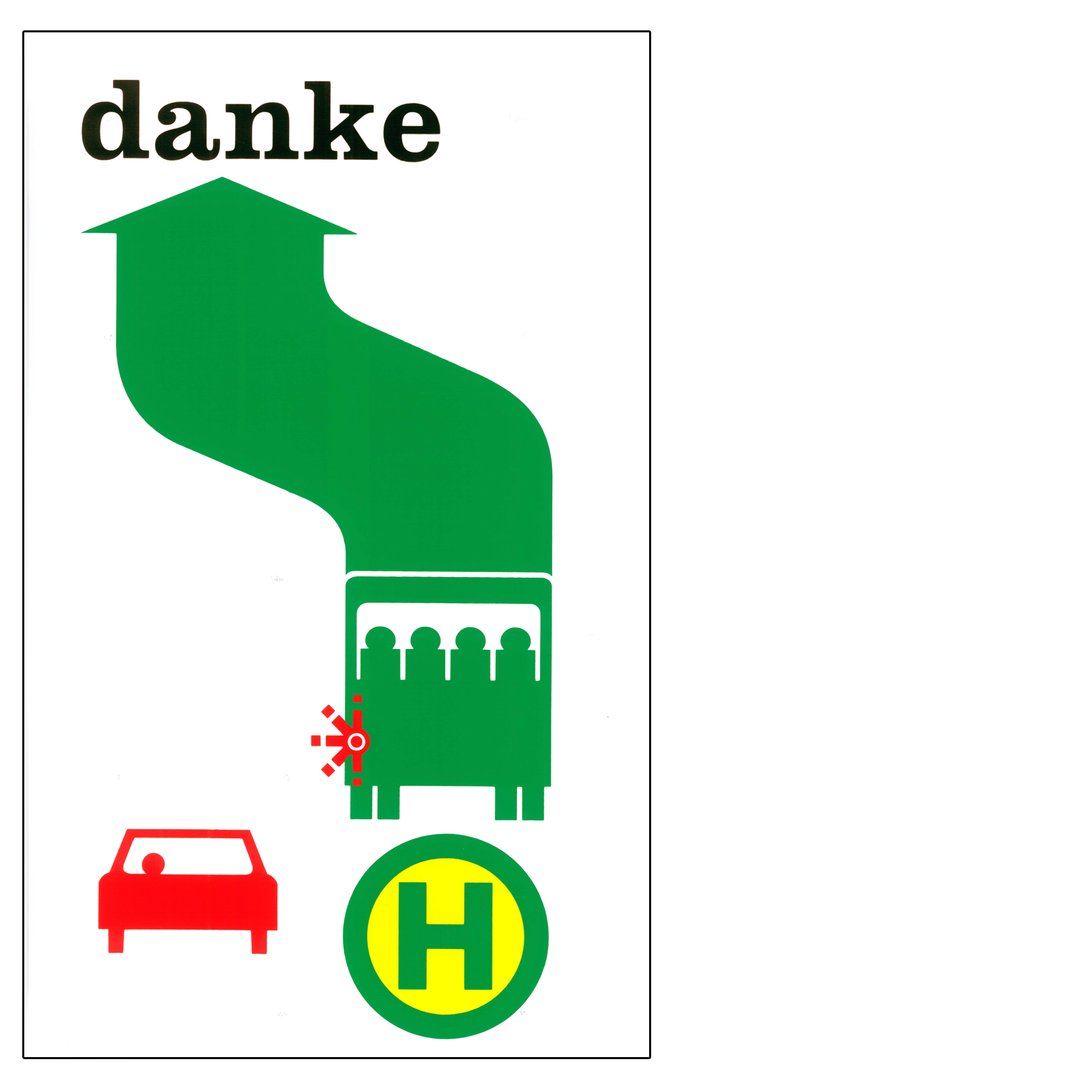 Piktogramm V20470: Danke (PKW überholt) Symbol