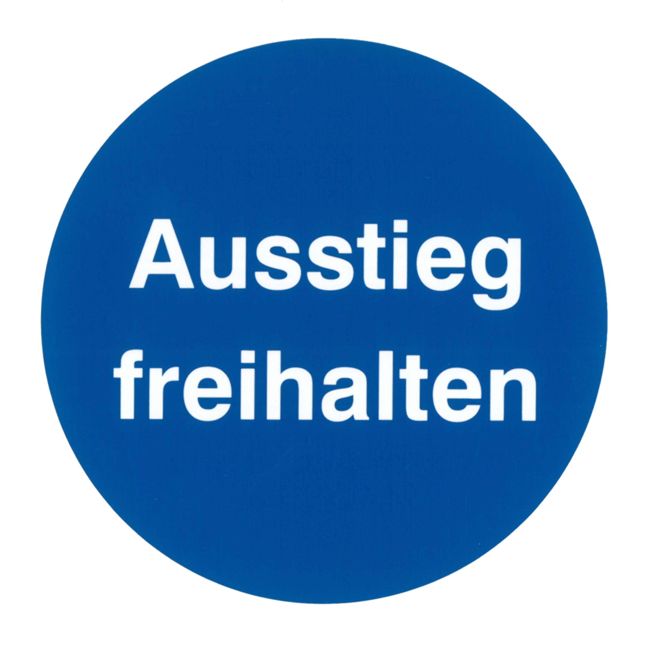 Piktogramm V20480B: Ausstieg freihalten