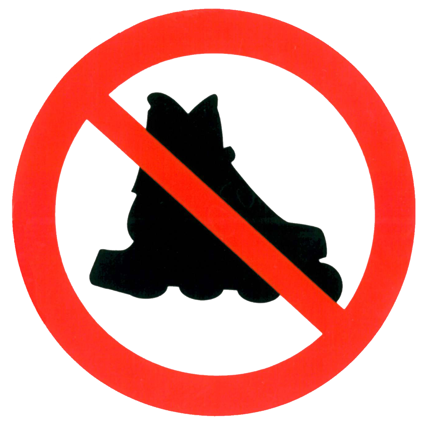 Piktogramm V20580: Verbot für Inline-Skates