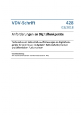 VDV-Schrift 428 Anforderungen an Digitalfunkgeräte [PDF Datei]