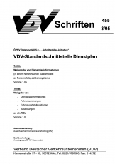 VDV-Schrift 455 ÖPNV Datenmodell 5.0 Schnittstellen - Initiative [Print]