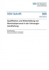 VDV-Schrift 800 Qualifikation und Weiterbildung von Werkstattpersonal in der Fahrzeugin. ... [PDF Datei]