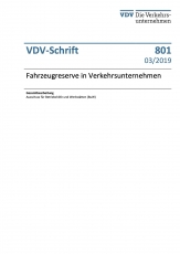 VDV-Schrift 801 Fahrzeugreserve in Verkehrsunternehmen [Print]