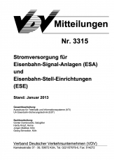 VDV-Mitteilung 3315 Stromversorgung für Eisenbahn-Signal-Anlagen und .... [Print]