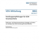 VDV-Mitteilung 8861 Handlungsempfehlungen für ECM - Verantwortliche [PDF Datei]