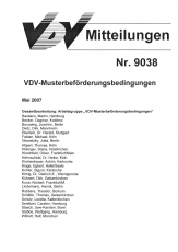 VDV-Mitteilung 9038 VDV-Musterbeförderungsbedingungen [Print]