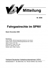 VDV-Mitteilung  9048 Fahrgastrechte im SPNV [PDF Datei]