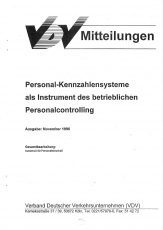 VDV-Mitteilung 9005 Personal - Kennzahlensysteme als Instrument des betr....[PDF Datei]