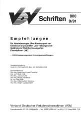 VDV-Schrift 900 Empf. f. Vereinbarungen über Kreuzungen von Entwässerungskanälen und ..[Print]