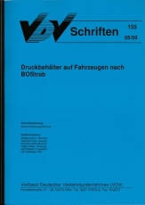 VDV-Schrift 155 Druckluftbehälter auf Fahrzeugen nach BOStrab [Print]