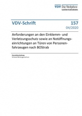 VDV-Schrift 157 Anforderungen an den Einklemm- und Verletzungsschutz [Print]