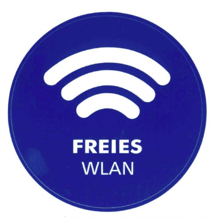 Piktogramm: Freies WLAN (Bus)