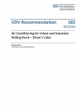 VDV-Schrift 182 Air Cinditioning for Urban and Suburban Rolling Stock - Drivers Cabs [Print]