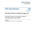 VDV Specification 463 Interface to the charging management- depot management & ITCS [PDF]