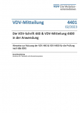 VDV-Mitteilung 4401: Die VDV-Schrift 440 & VDV-Mitteilung 4400 in der Anwendung – Hinweise zur Nutzung der VDV 440 & VDV 4400 für die Prüfung nach §8a BSIG [Print]