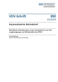 VDV-Schrift 890 Automatisierter Betriebshof [Print]