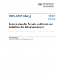 VDV-Mitteilung 3317: Empfehlungen für Auswahl und Einsatz von Gutachtern für Bahnanwendungen [PDF]