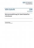 VDV-Schrift 230 Rahmenempfehlung für Stadt - Niederflur - Linienbusse [Print]