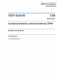VDV-Schrift Nr. 158: Kundenorientierter und barrierefreier ÖPNV – Betrieb nach BOStrab [Print]