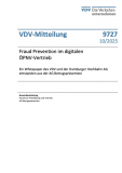 VDV-Schrift 9727: Fraud Prevention im digitalen ÖPNV-Vertrieb [PDF]