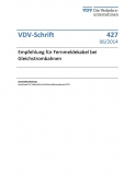 VDV-Schrift 427 Empfehlung für Fernmeldekabel bei Gleichstrombahnen [Print]
