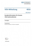 VDV-Mitteilung 4016 Kundeninformation für Smarte Informationsdienste [Print]