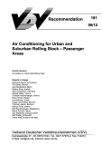 VDV-Schrift 181 Air Conditioning for Urban and Suburban Rolling Stock - Passanger Areas [PDF Datei]