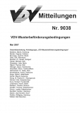 VDV-Mitteilung 9038 VDV-Musterbeförderungsbedingungen [Print]