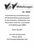 VDV-Mitteilung 9039 Kommentierung und Erläuterung der VDV - Musterbeförderungsbedingungen [PDF Datei]