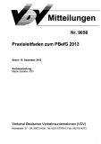 VDV-Mitteilung  9056 Praxisleitfaden zum PBefG 2013 [Print]