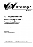 VDV-Mitteilung  9504 EG - Binnenmarkt Aktuell Nr. 4 [PDF Datei]