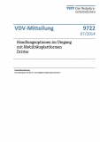 VDV-Mitteilung  9722 Handlungsoptionen im Umgang mit Mobilitätsplattformen Dritter [Print]
