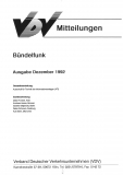 VDV-Mitteilung 4001 Bündelfunk [Print]