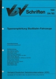 VDV-Schrift 150 Typenempfehlung - Stadtbahnfahrzeuge [PDF Datei]