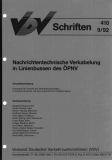 VDV-Schrift 410 Nachrichtentechnische Verkabelung in Linienbussen des ÖPNV [Print]